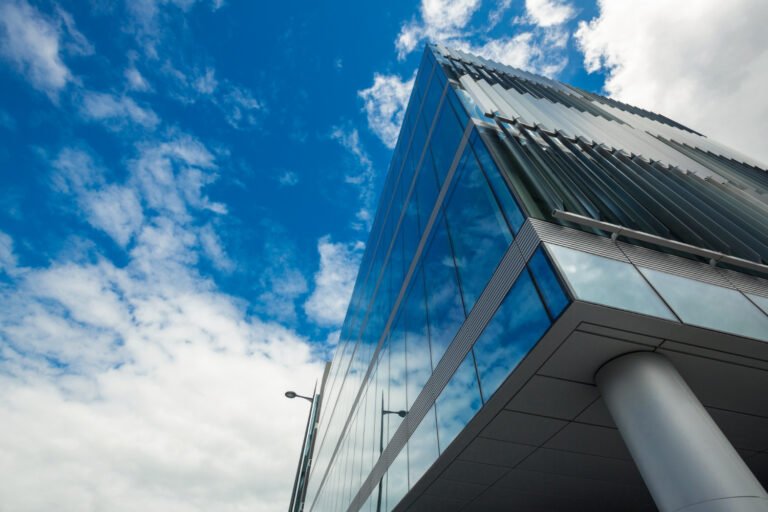 low-angle-view-office-building